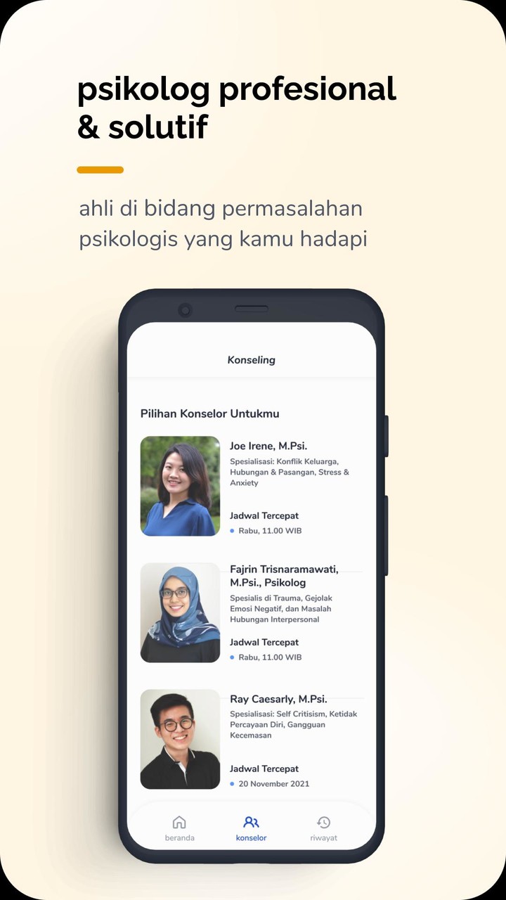 Bicarakan.id - Psikolog Online screenshot image 2_funmod.online