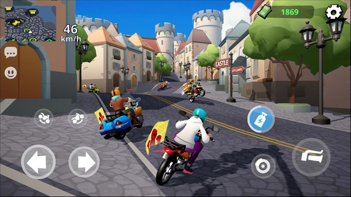 Moto City: Mad Bike Delivery screenshot image 1_funmod.online