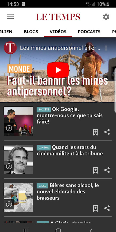 Le Temps screenshot image 1_funmod.online