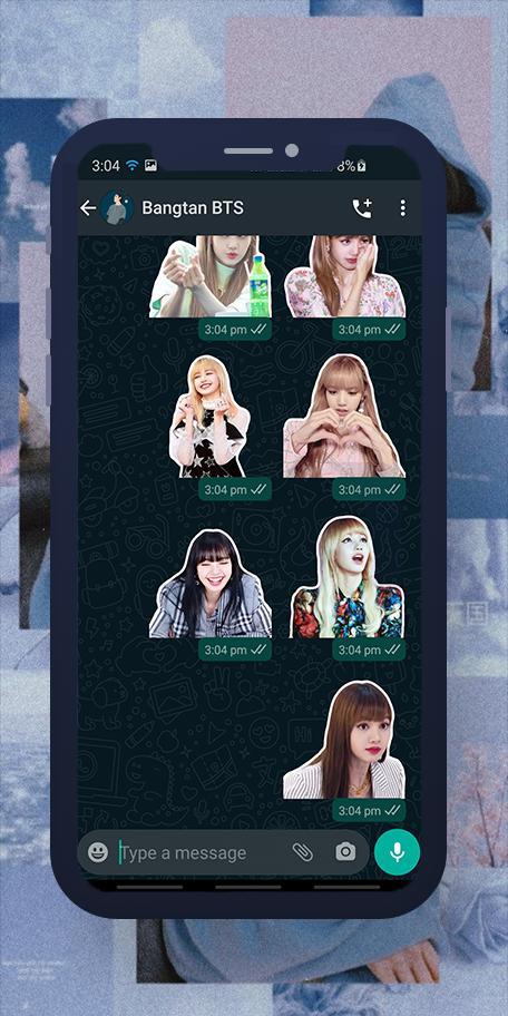 Lisa Blackpink WASticker screenshot image 15_funmod.online