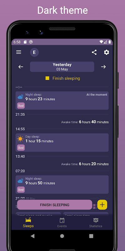 Simple Sleep Tracker screenshot image 11_funmod.online