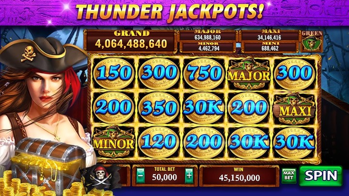 Thunder of Pyramid Slots screenshot image 5_funmod.online