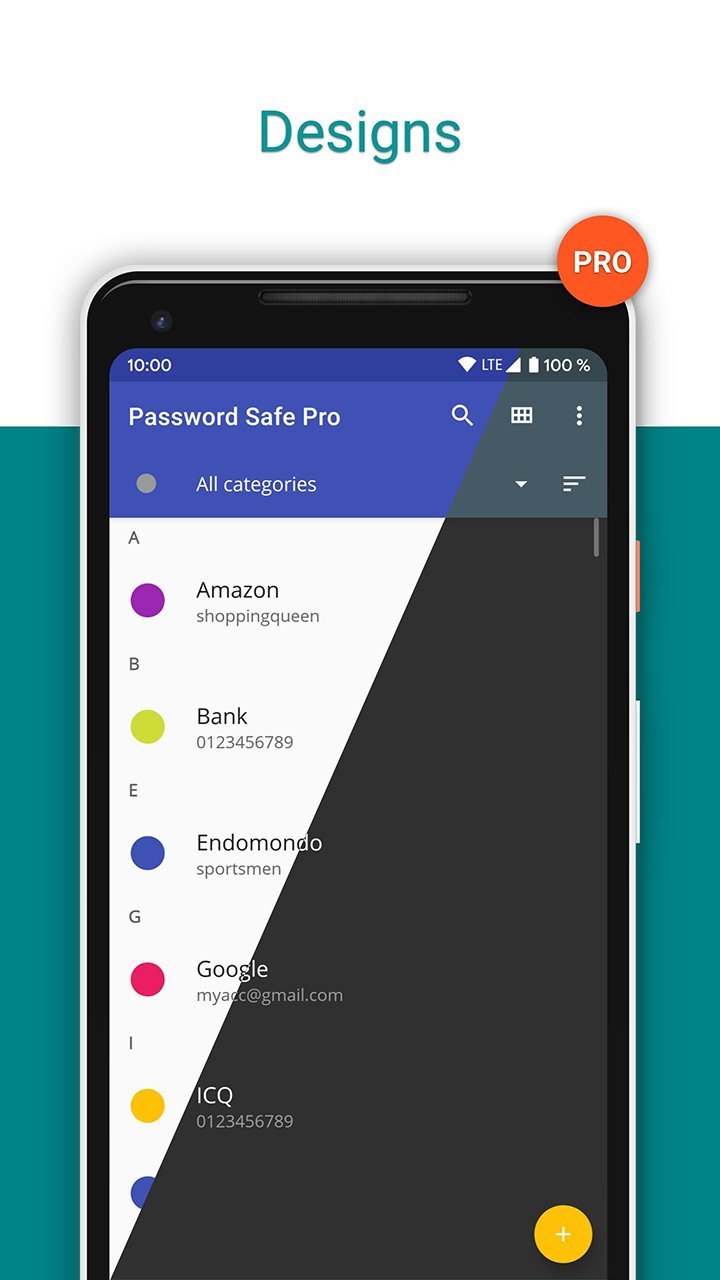 Password Safe - Secure Password Manager<span>(Pro Unlocked)</span> screenshot image 1_funmod.online