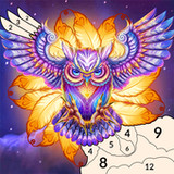 Owl Paint by Number Coloring1.9_funmod.online