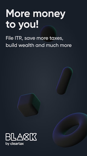 Income Tax Filing, ITR - Black screenshot image 2_funmod.online