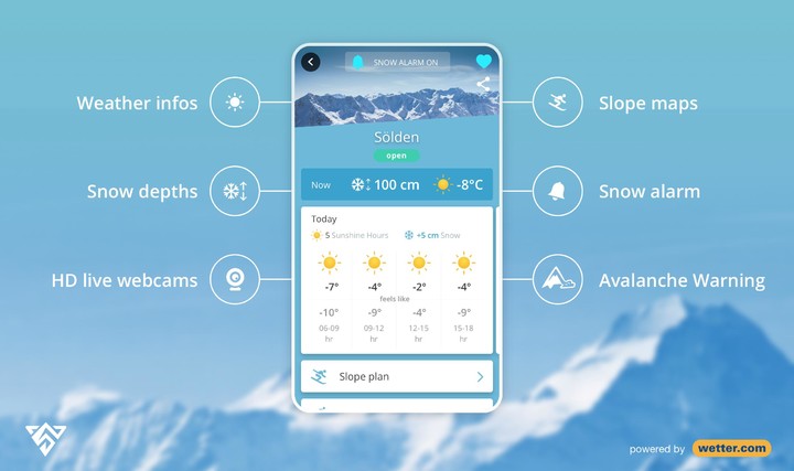 Snowthority: ski, snow, lift, slope map & ski info screenshot image 1_funmod.online