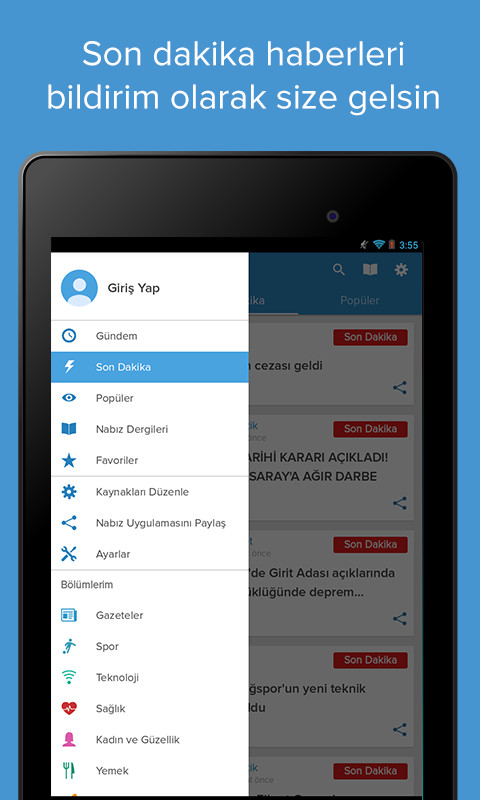Nabız: Size Özel Anlık Haber screenshot image 1_funmod.online