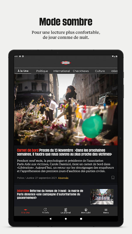 Libération: Info et Actualités screenshot image 5_funmod.online