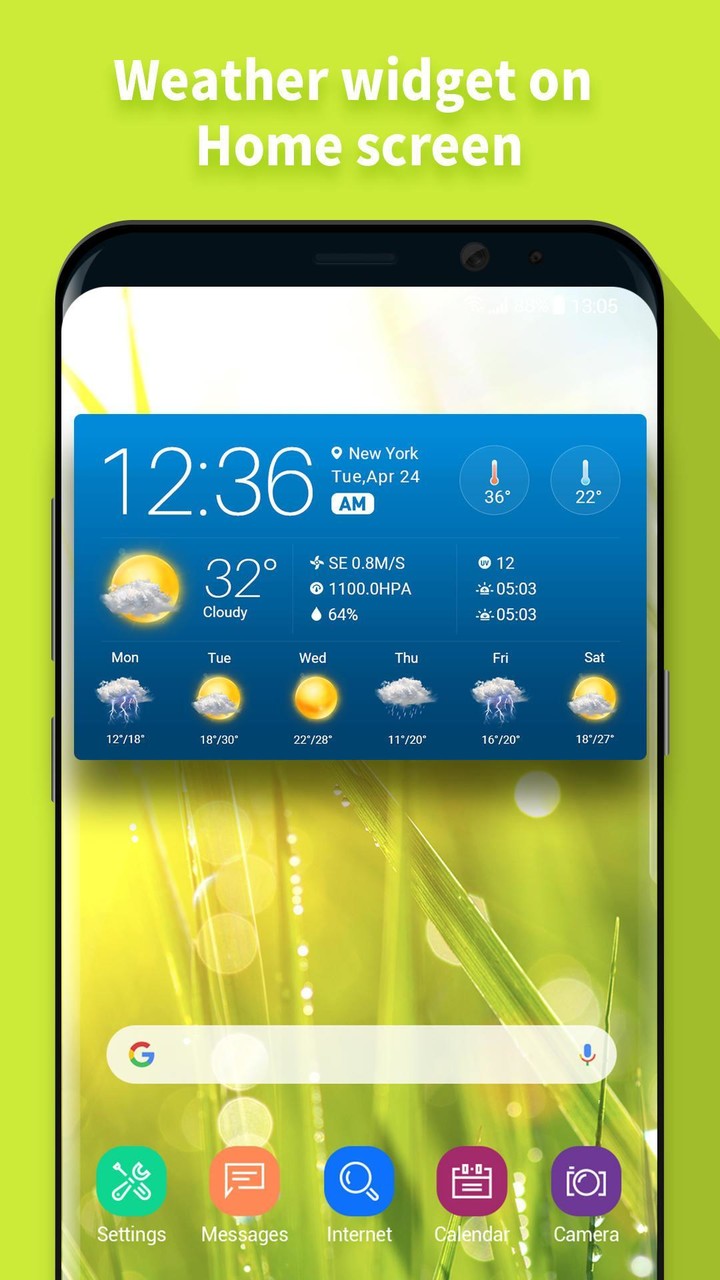 Tomorrow weather forecast & widget screenshot image 3_funmod.online
