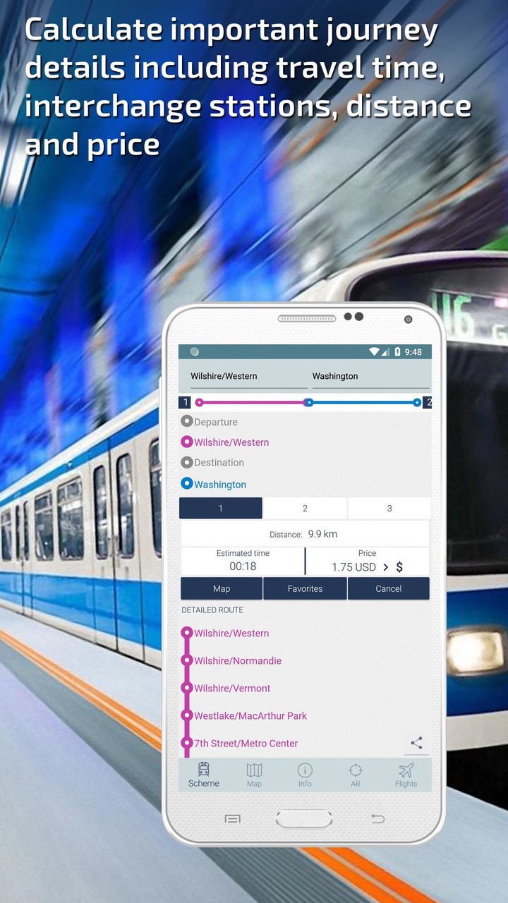 Los Angeles Metro Guide and Subway Route Planner screenshot image 3_funmod.online