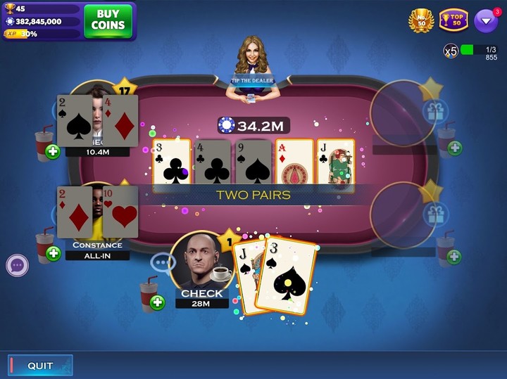Texas Holdem Mania- Poker Game screenshot image 10_funmod.online