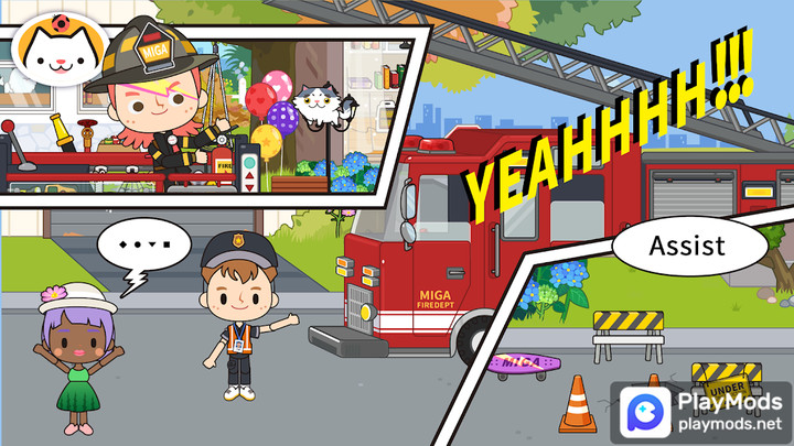 Miga Town: My Fire Station<span>(Unlock all maps)</span> screenshot image 2_funmod.online