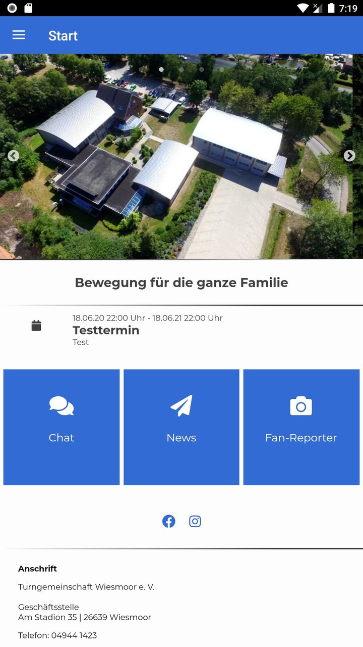 Turngemeinschaft Wiesmoor e. V. screenshot image 3_funmod.online