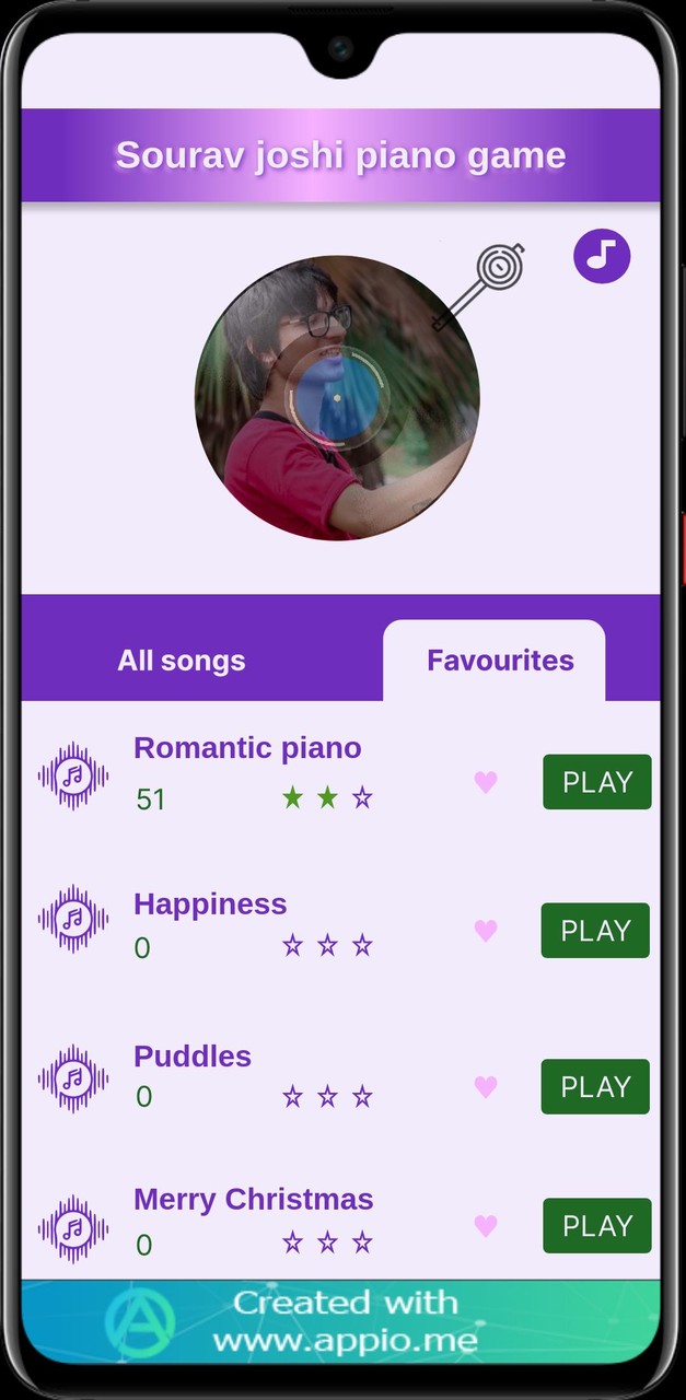 Sourav Joshi Piano Game screenshot image 4_funmod.online
