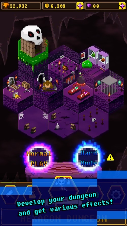 Hexagon Dungeon(Unlimited coins) screenshot image 4_funmod.online