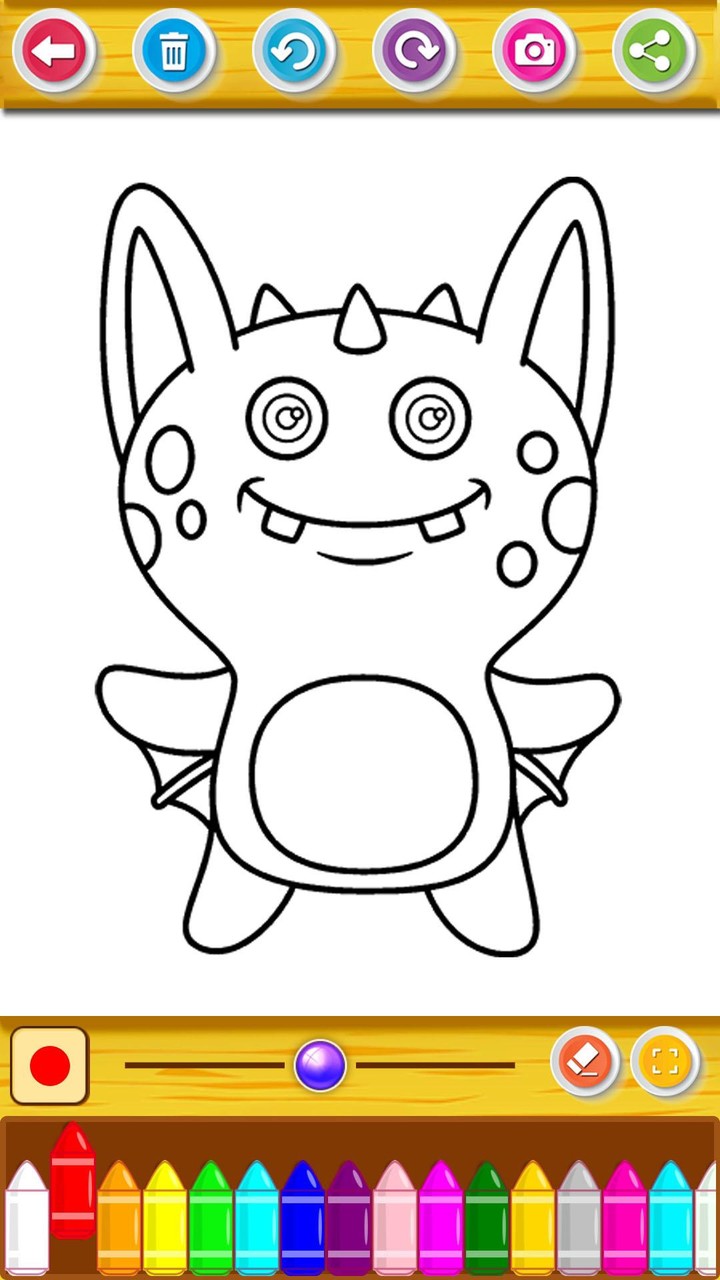 Mammott Monsters Coloring Book screenshot image 2_funmod.online