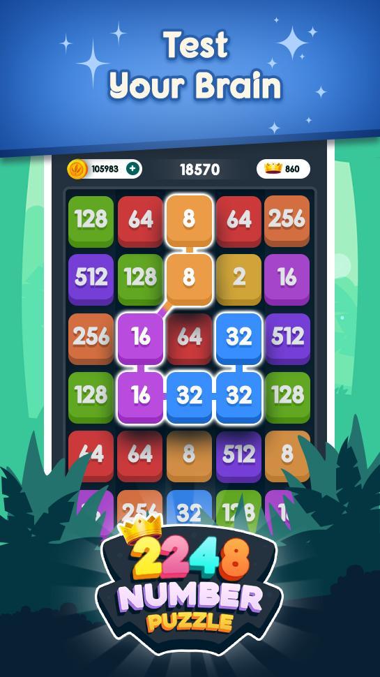 2048 Real - Number Puzzle 2022 screenshot image 4_funmod.online