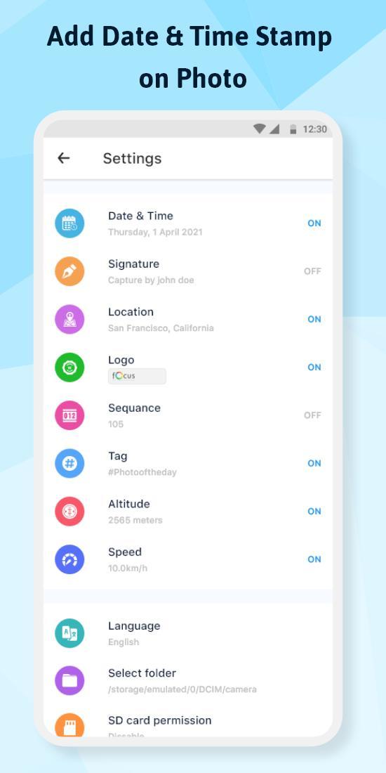 Timestamp camera screenshot image 3_funmod.online