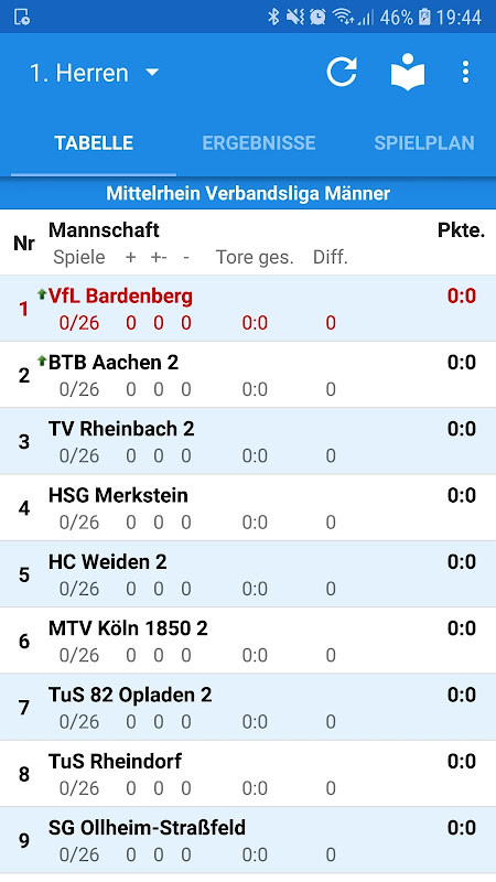VfL Bardenberg Handball screenshot image 1_funmod.online
