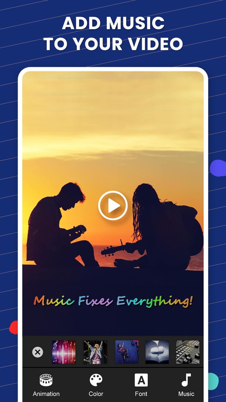 Animated Text On Video screenshot image 3_funmod.online