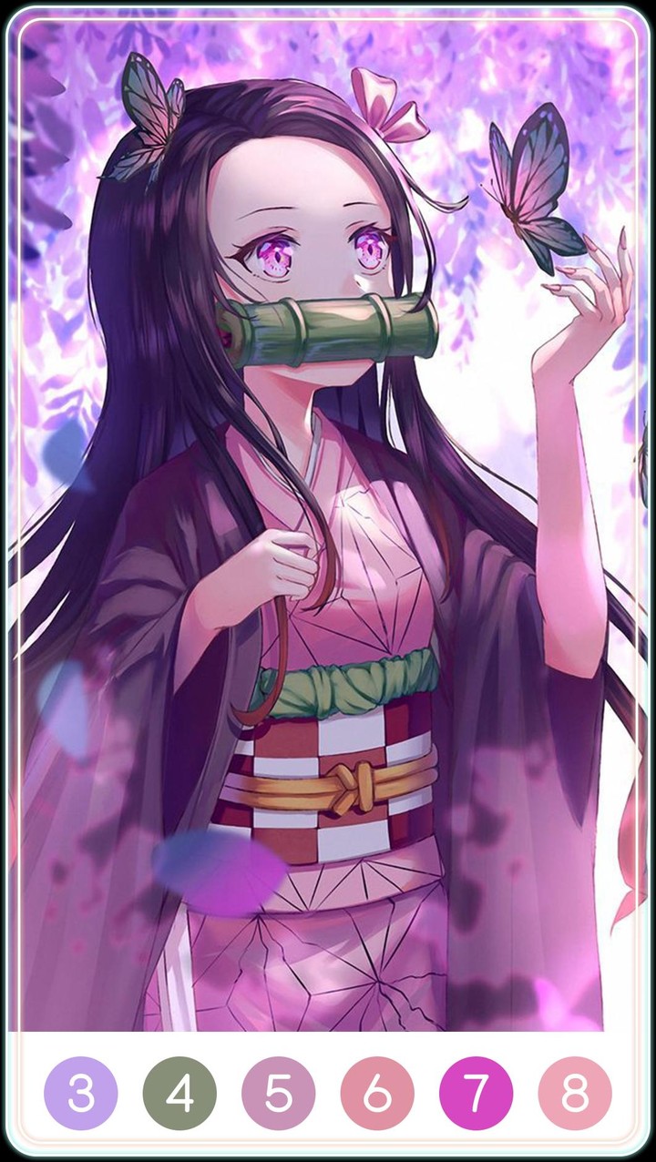 Demon Slayer Color by Number screenshot image 4_funmod.online