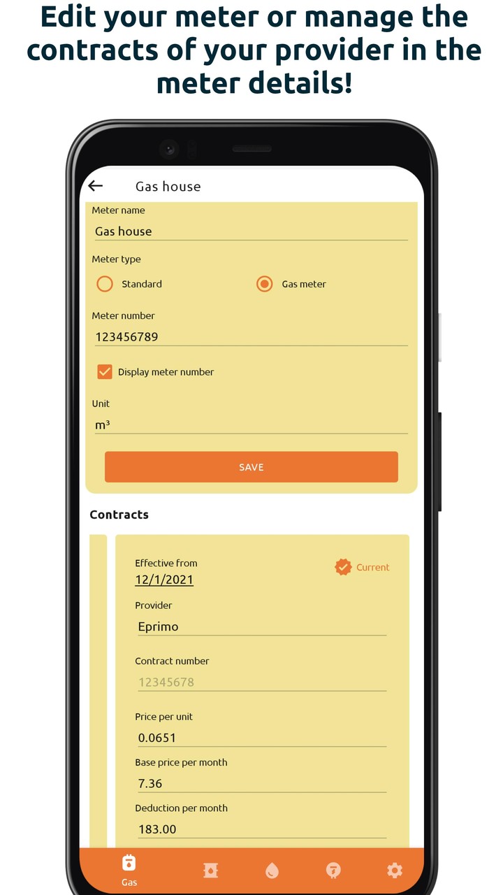 Meter readings | Read, save screenshot image 5_funmod.online
