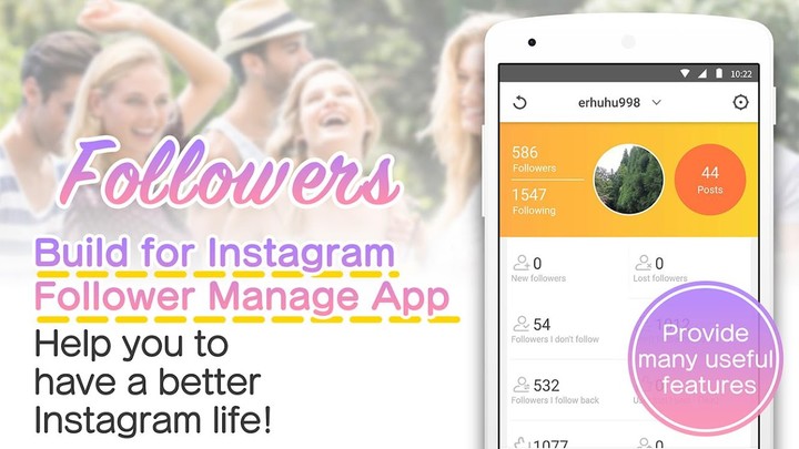 Followers & Unfollowers for Instagram screenshot image 9_funmod.online