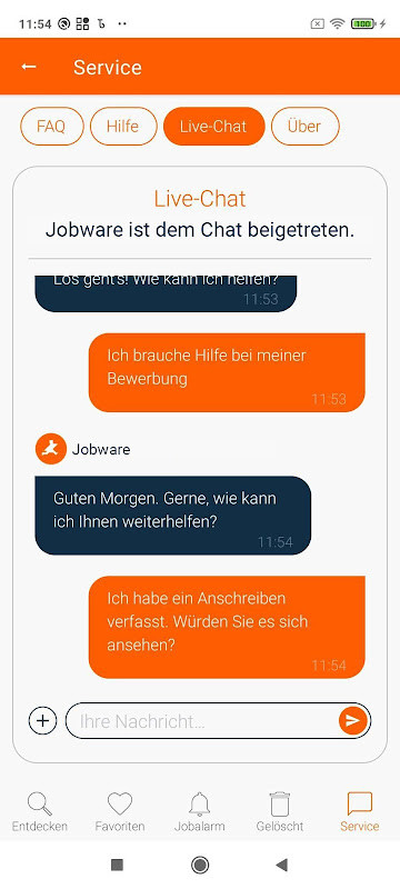 Jobsuche - die Jobware App screenshot image 1_funmod.online
