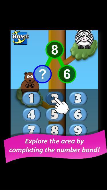 Number Bonds Adventure screenshot image 1_funmod.online