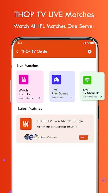 Thop TV- ThopTV Live Cricket screenshot image 2_funmod.online
