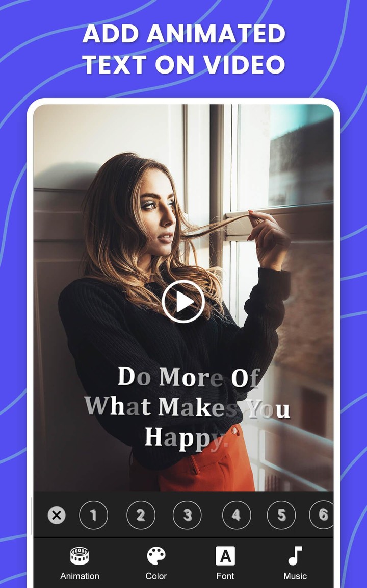 Animated Text On Video screenshot image 6_funmod.online