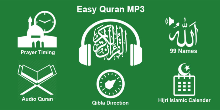 Easy Quran Mp3 Audio Offline Complete with Qibla screenshot image 11_funmod.online