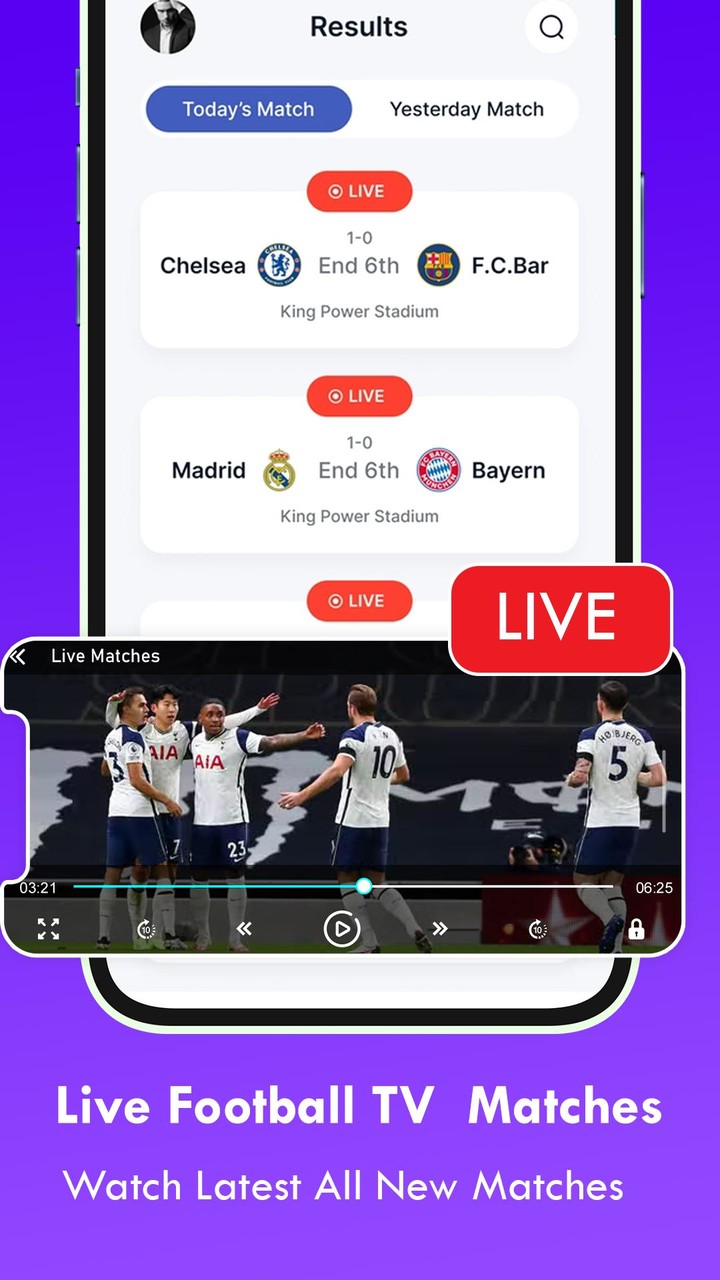 Live Football TV HD Streaming screenshot image 2_funmod.online