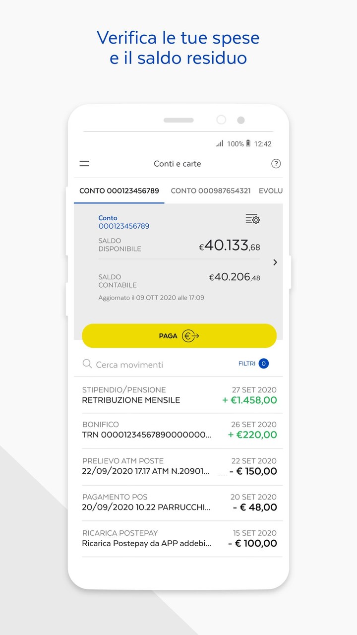 BancoPosta screenshot image 8_funmod.online