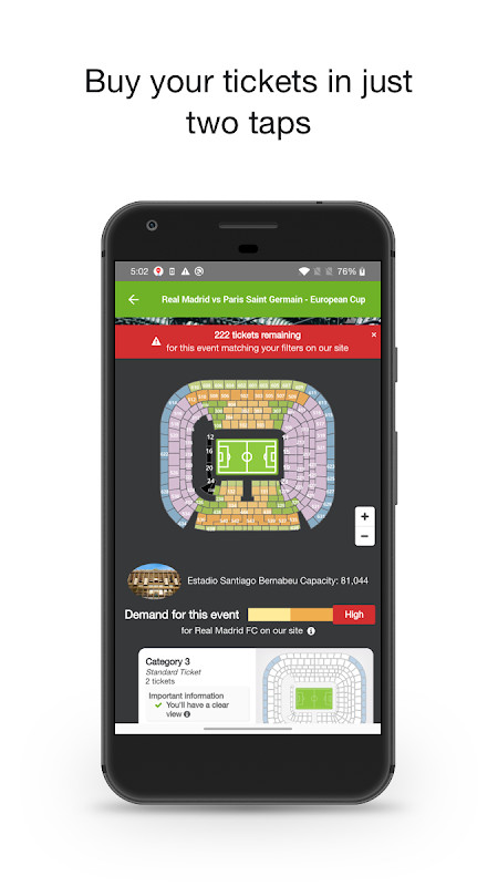 viagogo Tickets screenshot image 4_funmod.online