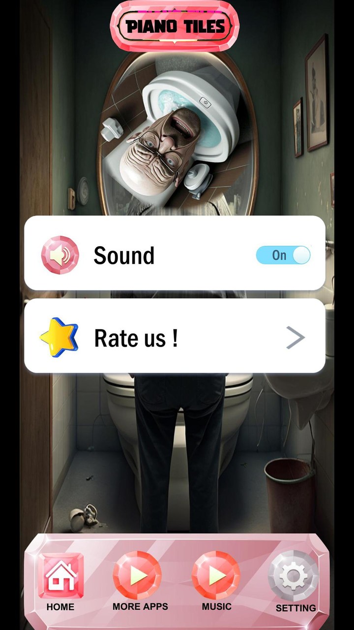 Skibidi Toilet Piano Hop Tiles screenshot image 3_funmod.online