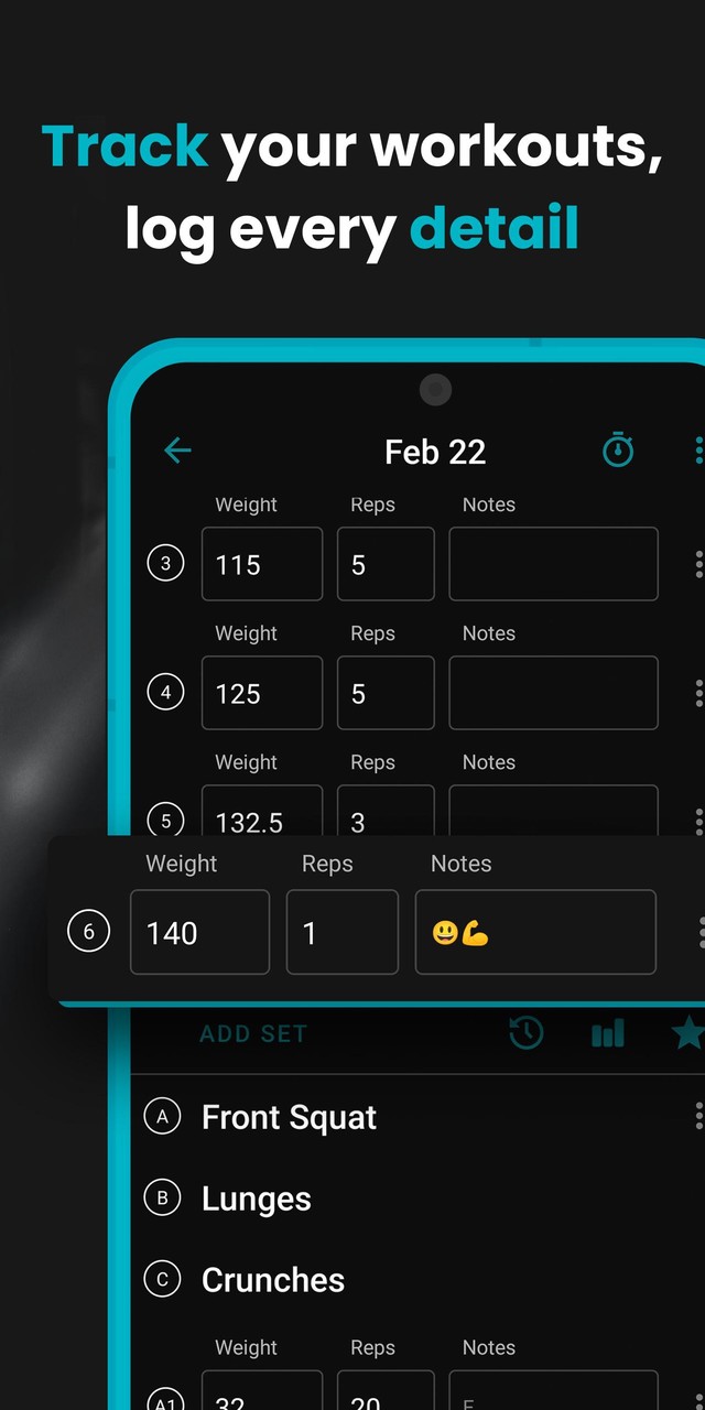 RepCount Gym Workout Tracker screenshot image 26_funmod.online