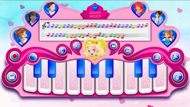 Pink Real Piano Princess Piano screenshot image 4_funmod.online