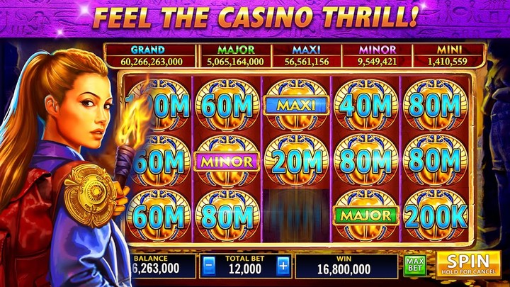 Thunder of Pyramid Slots screenshot image 4_funmod.online