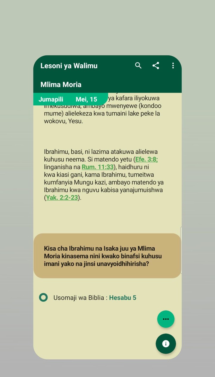 Kua Kiroho SDA —Lesoni, Biblia screenshot image 4_funmod.online