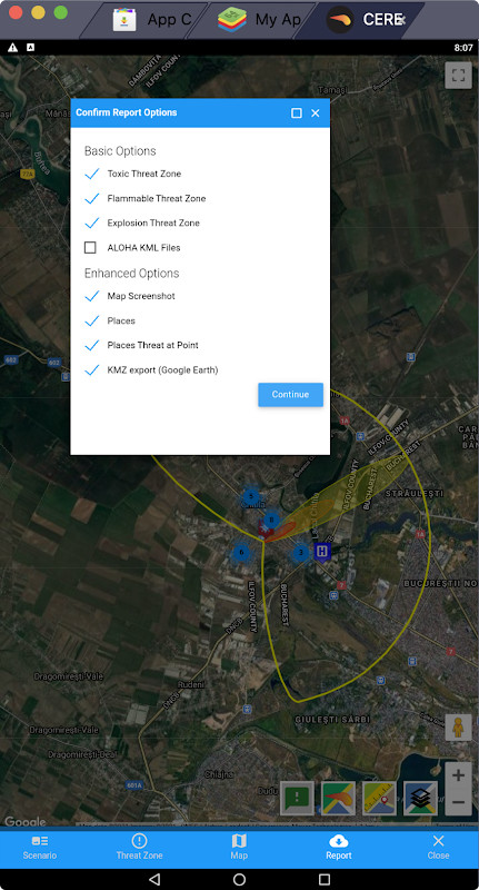 CERES (Chemical Emergency Response E-Service) screenshot image 5_funmod.online