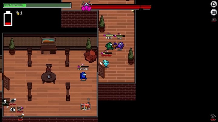 100 Doors in Among Us Mod screenshot image 2_funmod.online