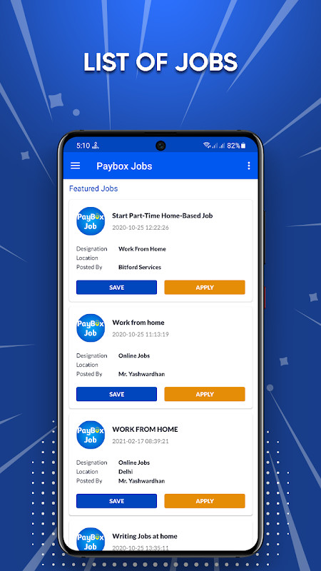 Paybox Job - Work From Home, Online Work Search screenshot image 5_funmod.online