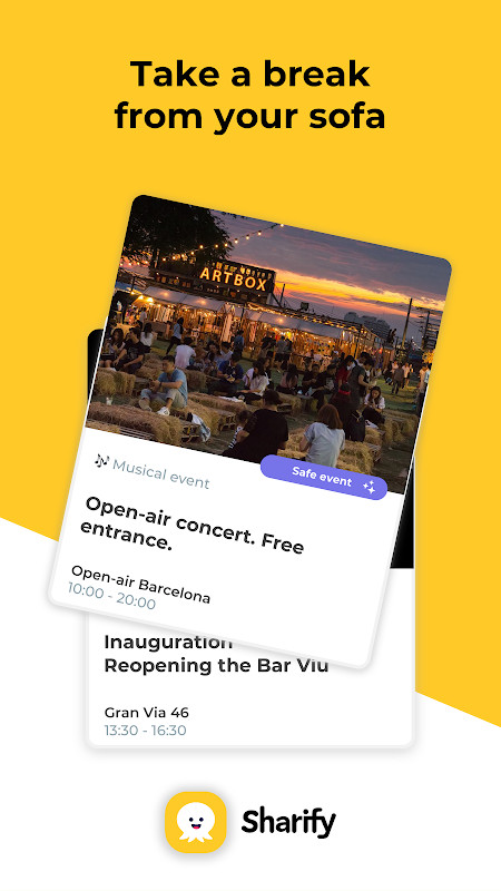 Sharify - Local events near me screenshot image 5_funmod.online