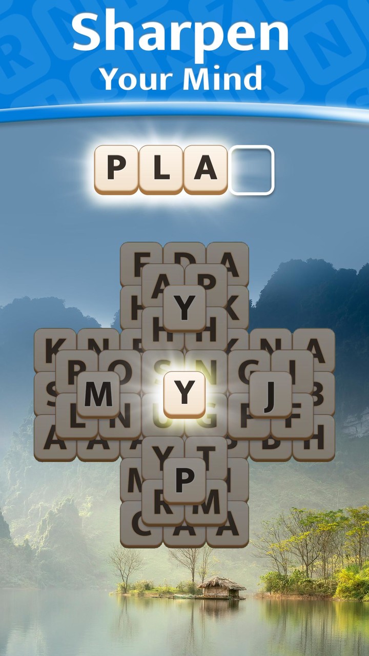 Wordjong Puzzle screenshot image 5_funmod.online