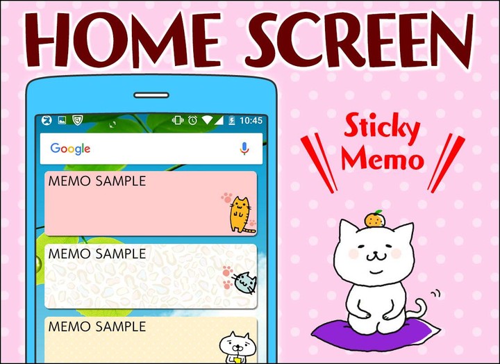 Cat Memo Pad Collection screenshot image 1_funmod.online