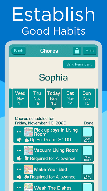 Chores & Allowance Bot screenshot image 7_funmod.online