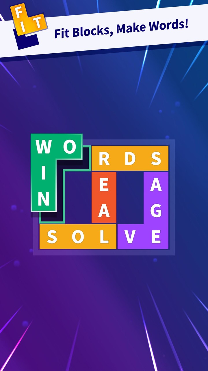 Flow Fit - Word Puzzle screenshot image 1_funmod.online
