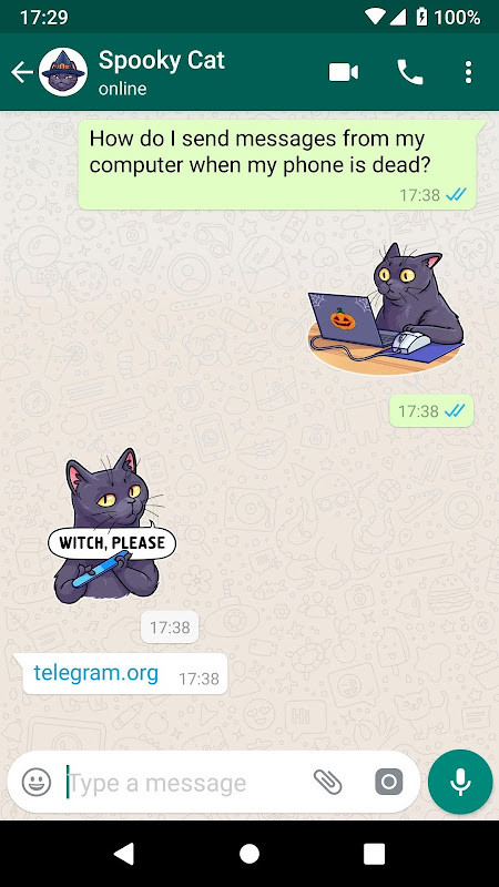 Unofficial telegram stickers for WhatsApp screenshot image 2_funmod.online