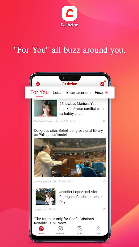 Cashzine - Earn money reward screenshot image 1_funmod.online